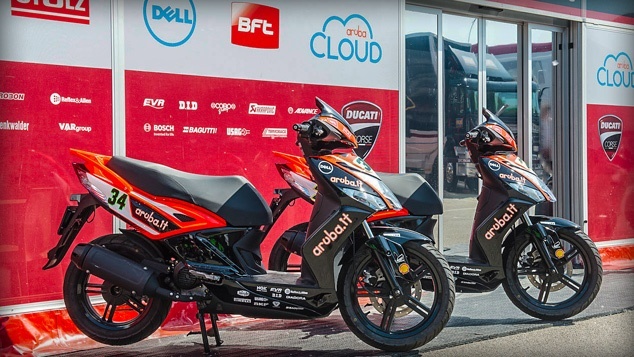 KYMCO - официальный поставщик скутеров для Ducati Corse