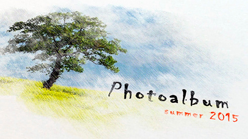 Pencil Watercolor Photo Album - Project for After Effects (Videohive)