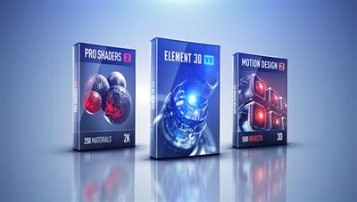 Video Copilot Element 3D Backlight, Motion Design 2 and Pro Shaders 2 (Win/Mac)