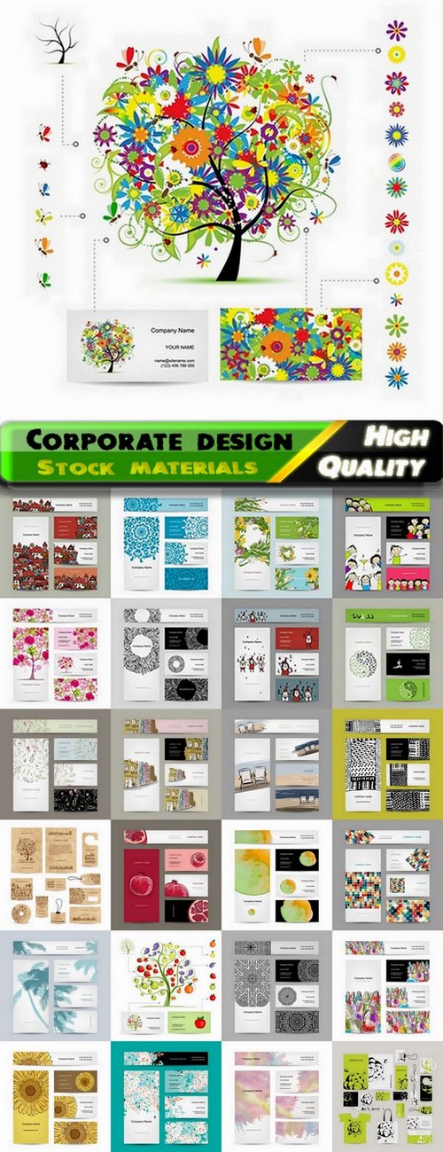 Stationery corporate design for business company - 25 Eps