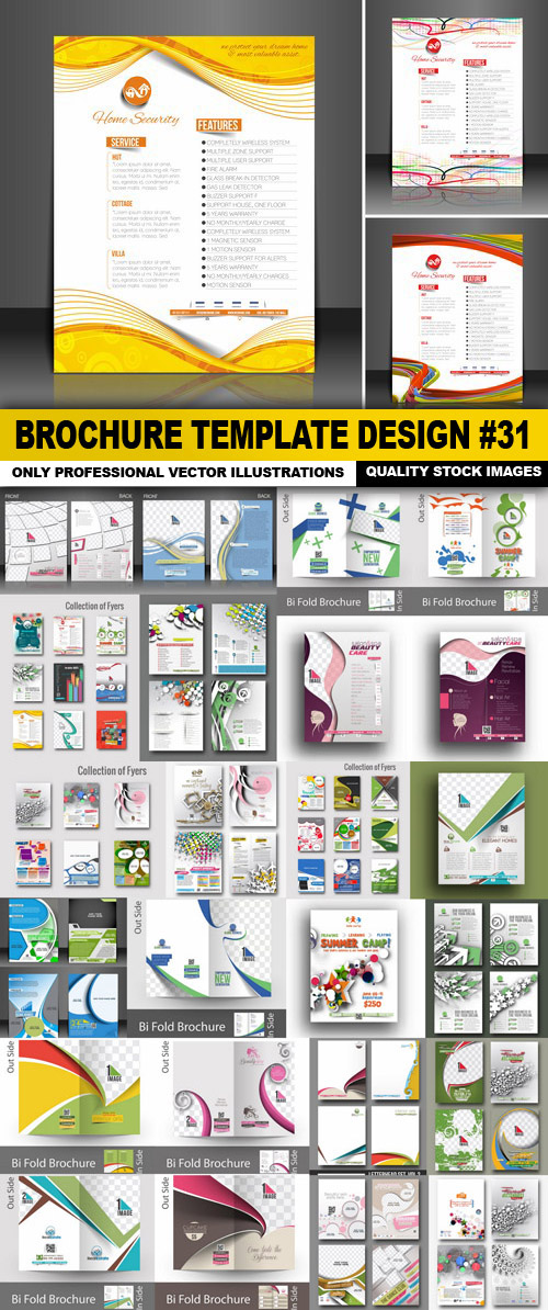 Brochure Template Design Set 31