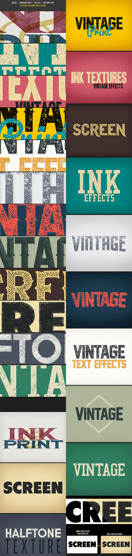 GraphicRiver - Letter/Ink Press Vintage Text Effects 4 11715170