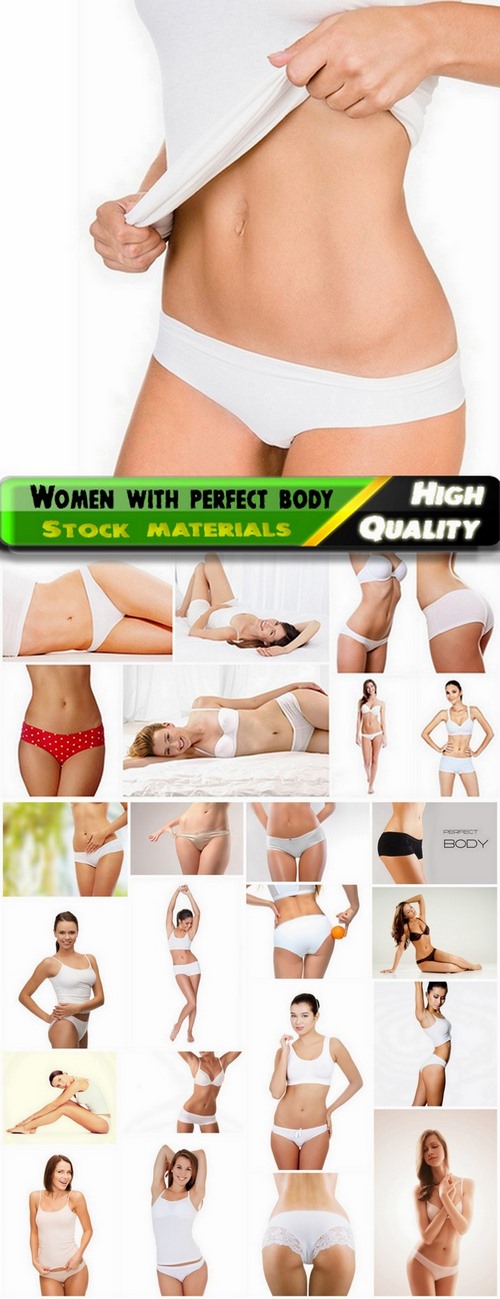 Women with perfect healthy body in underwear - 25 HQ Jpg
