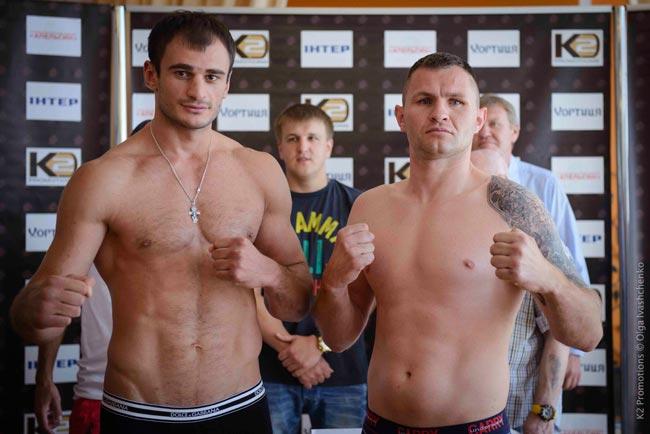 Боксерский турнир K2 Promotions Ukraine: взвешивание (+Фото)