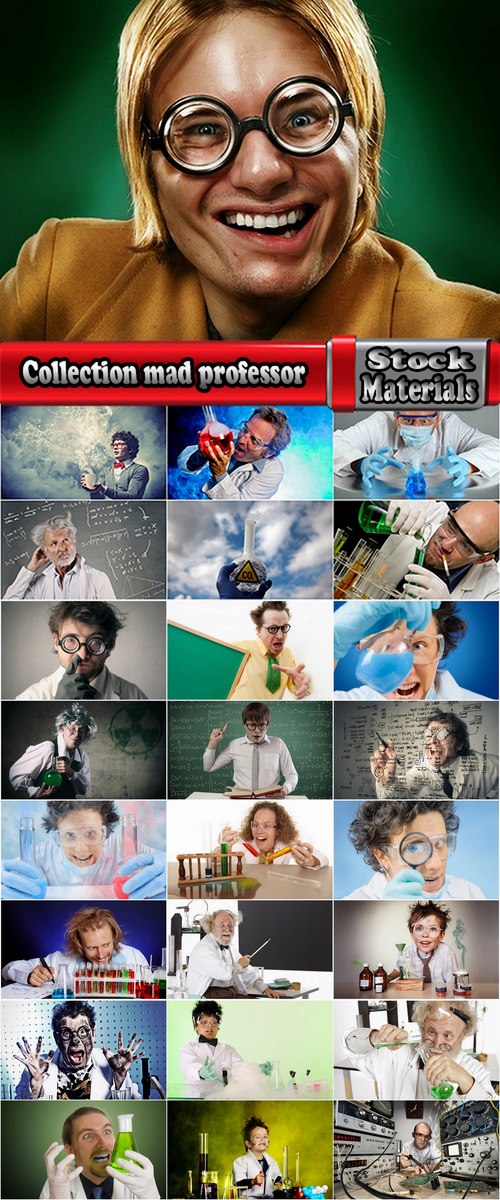 Collection mad professor science scientist chemistry laboratory 25 HQ Jpeg