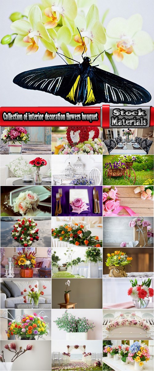 Collection of interior decoration flowers bouquet 25 HQ Jpeg