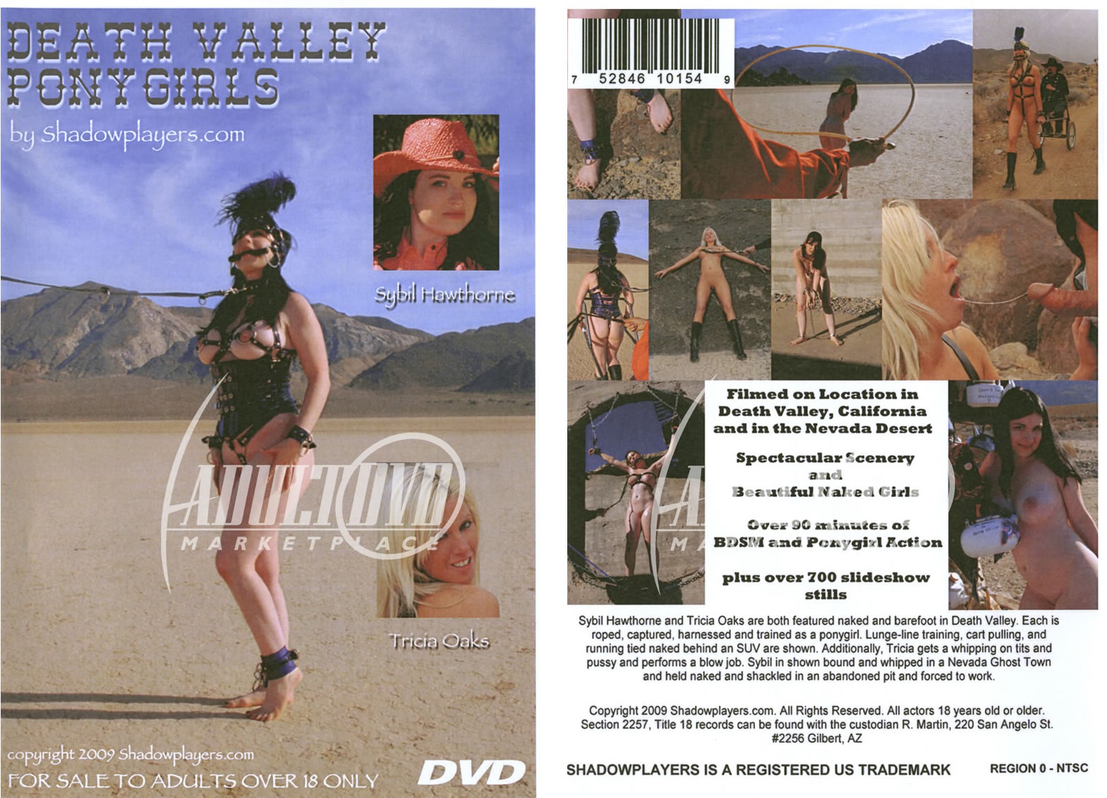 Death Valley Ponygirl /     (Shadowplayers) [2010 ., BDSM, Fetish, Ponygirl, Ponyplay, Spanking, DVDRip]