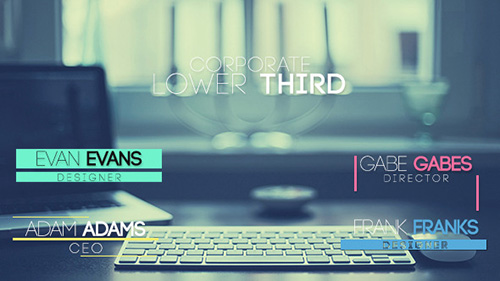 Corporate Lower Third - Project for After Effects (Videohive)