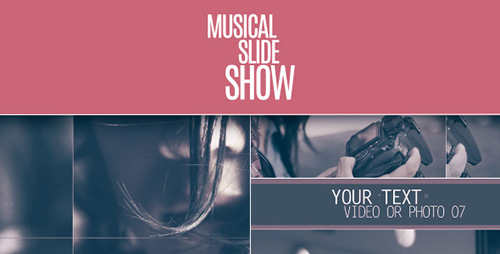 Musical Slideshow - Project for After Effects (Videohive)