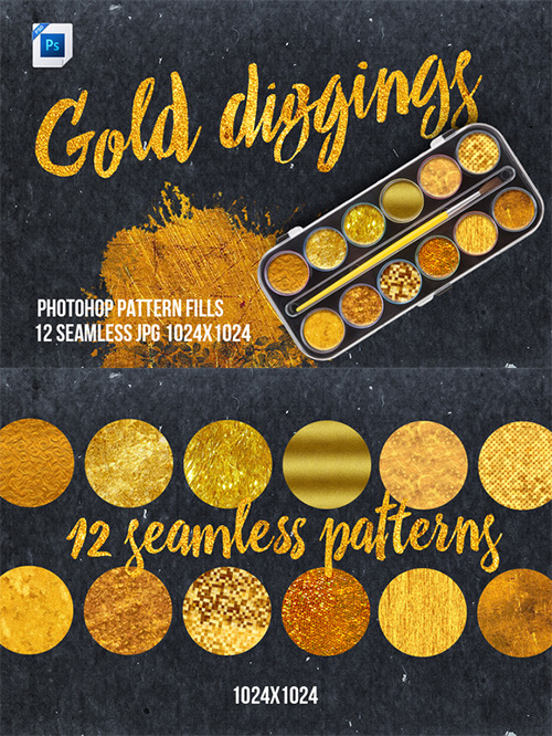 CM - Gold Diggings Fill Patterns 325015