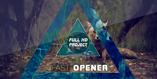 Fast Glitch Opener - Project for After Effects (Videohive)