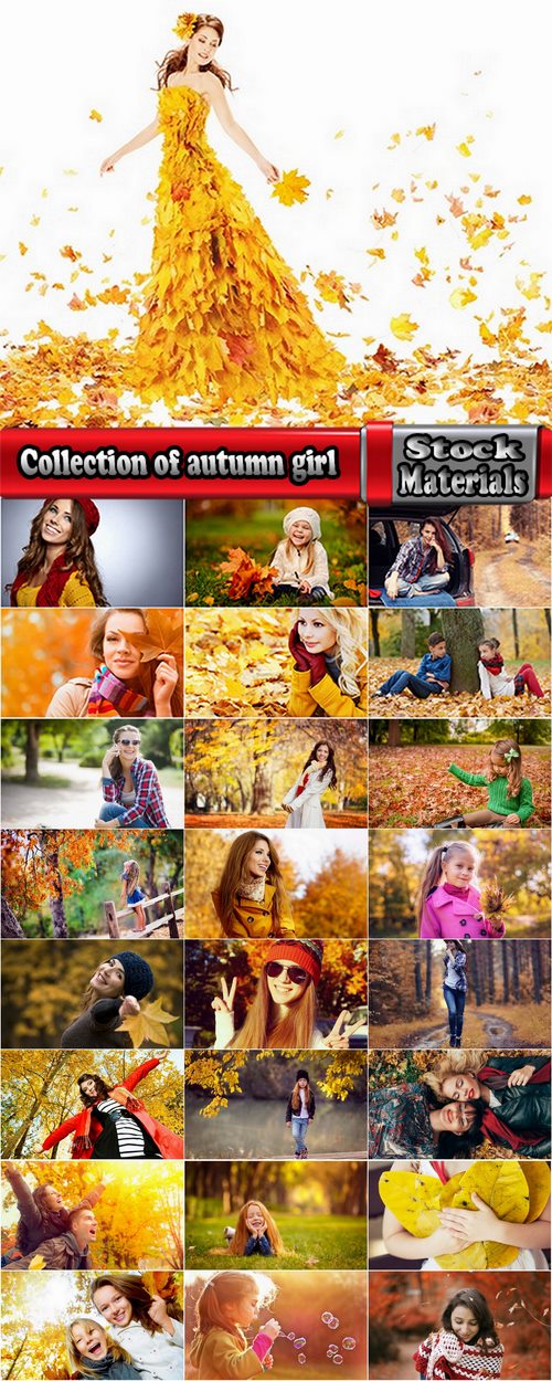 Collection of autumn forest girl woman kid landscape 25 HQ Jpeg