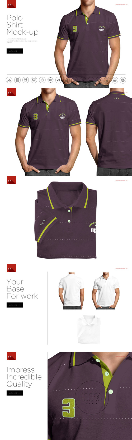 CM - Polo Shirt Mock-up 360457