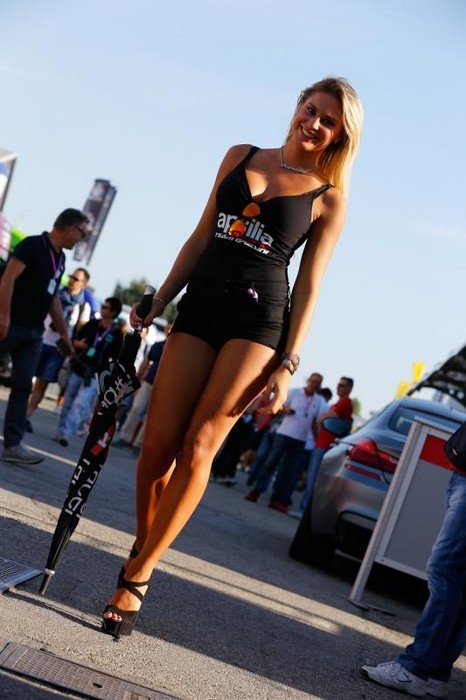 Девушки паддока Гран При Мизано 2015