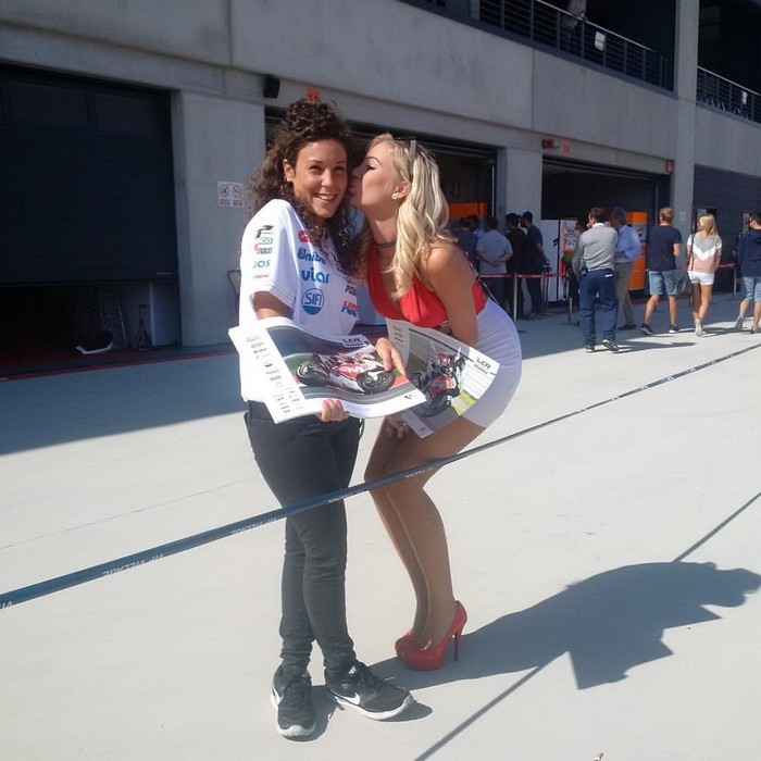 Девушки паддока Гран При Арагона 2015