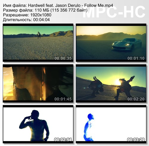 Hardwell feat. Jason Derulo - Follow Me (2015) HD 1080