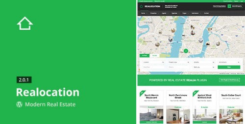 Nulled Realocation v2.1.0 - Modern Real Estate WordPress Theme product pic