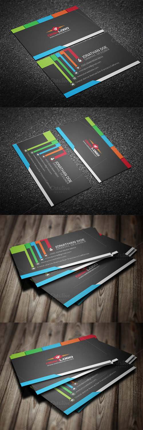 CM - Colorful Business Card 393534