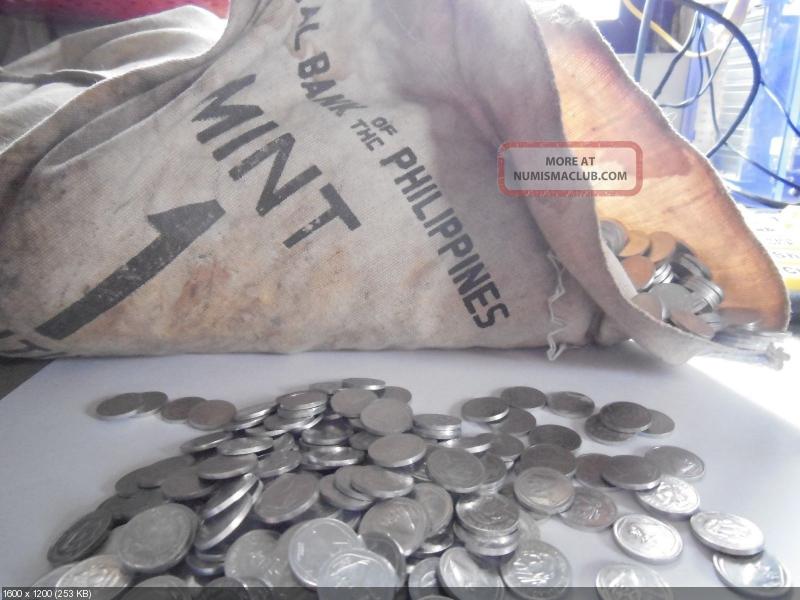 Монеты и банкноты №144 5 гульденов (Суринам), 1 сентаво (Филиппины)